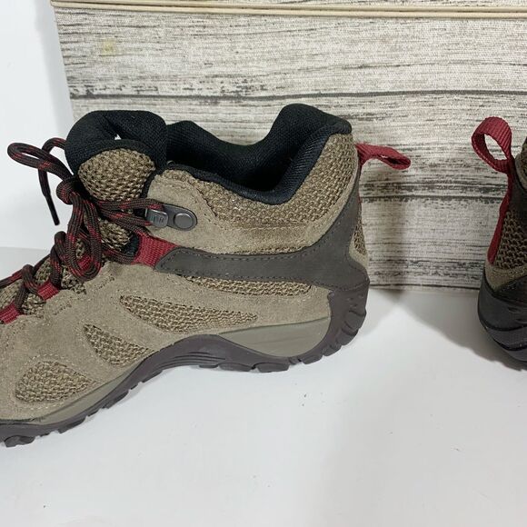 Merrell Women's Yokota 2 Mid Waterproof Hiking Boot size 7 Brindle - Picture 9 of 16